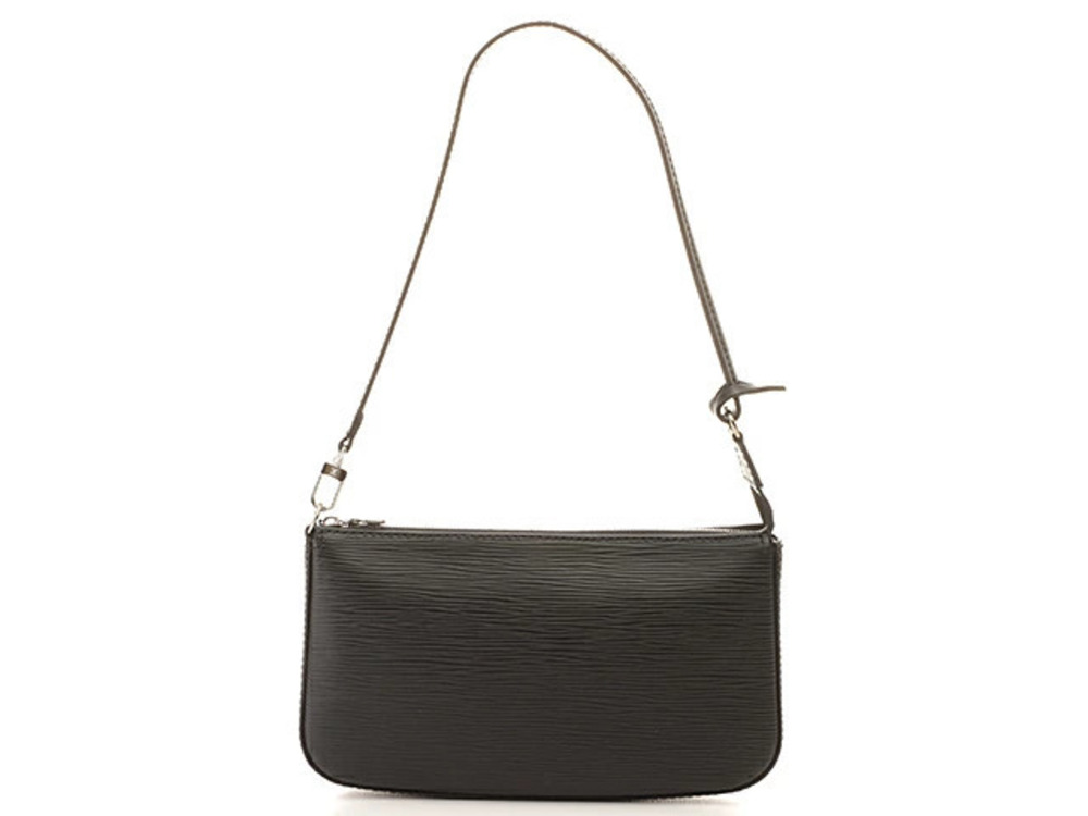 LOUIS VUITTON Pochette Accessoires Epi Noir Black Shoulder Pouch